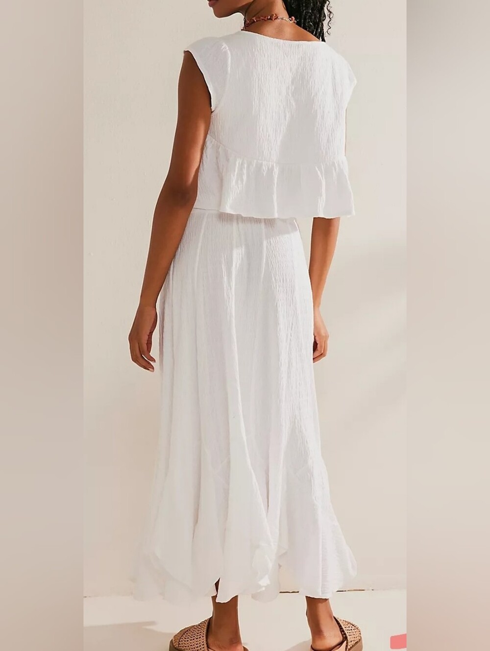 FREE PEOPLE BEACH Alaina Skirt Set In Slate - Picture 7 of 7